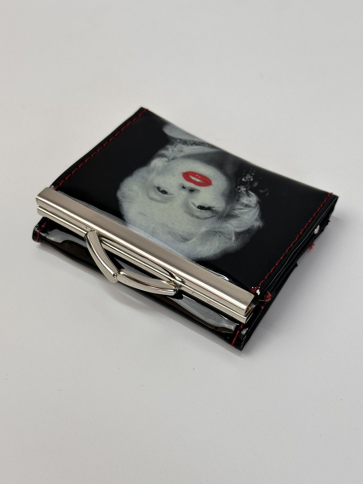 Other Black Marilyn Monroe glossy wallet retro art pop Y2K Size ONE SIZE - 4 Thumbnail