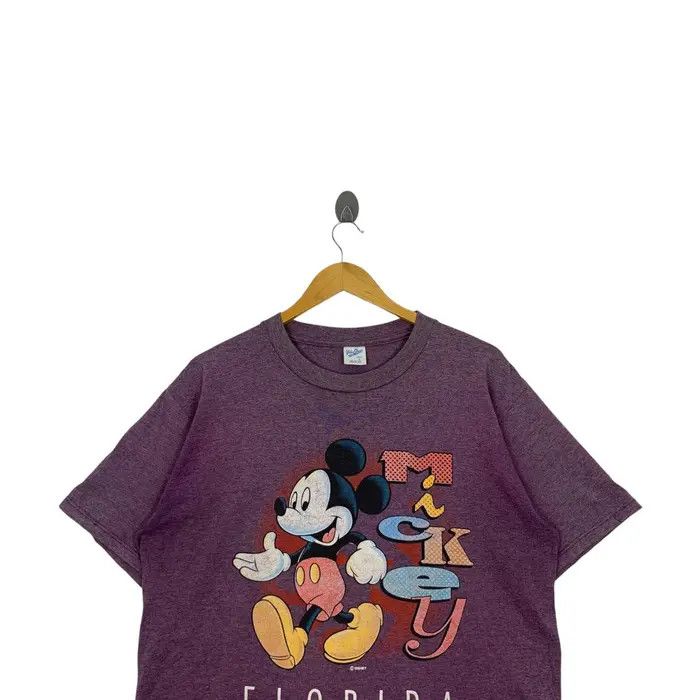 Velva Sheen Vintage 90’ VELVA SHEEN MICKEY MOUSE Natural Faded Tee Shirt Size L / US 10 / IT 46 - 2 Thumbnail
