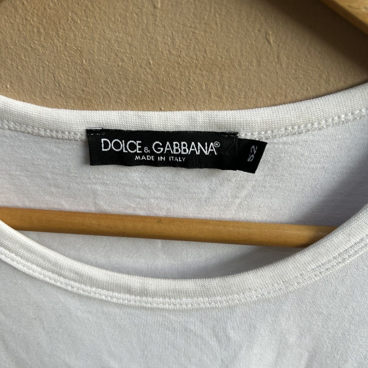 Japanese Brand DOLCE & GABBANA I AM NEW MODEL DOLCE & GABBANA Tshirt White Size US S / EU 44-46 / 1 - 9 Thumbnail