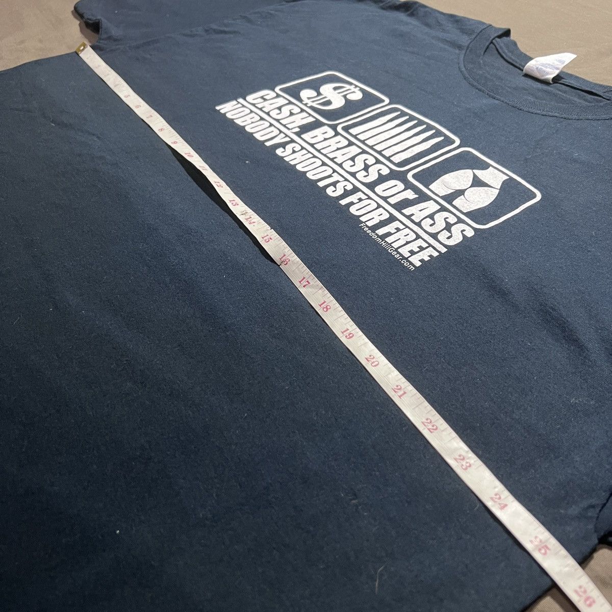 Vintage Vintage Y2K Cash Brass Ass Gun Graphic streetwear military Size US XXL / EU 58 / 5 - 7 Thumbnail