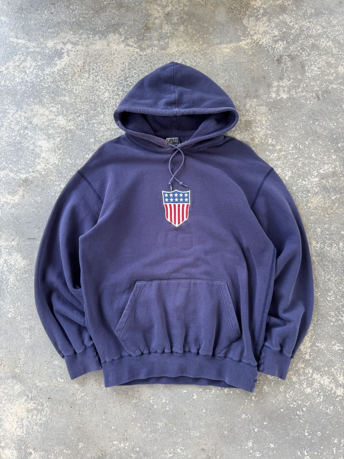 Polo Ralph Lauren × Vintage RARE🔥Vintage 90’s Polo Ralph Lauren Snowbeach Stadium Hoodie Size US L / EU 52-54 / 3 - 1 Thumbnail