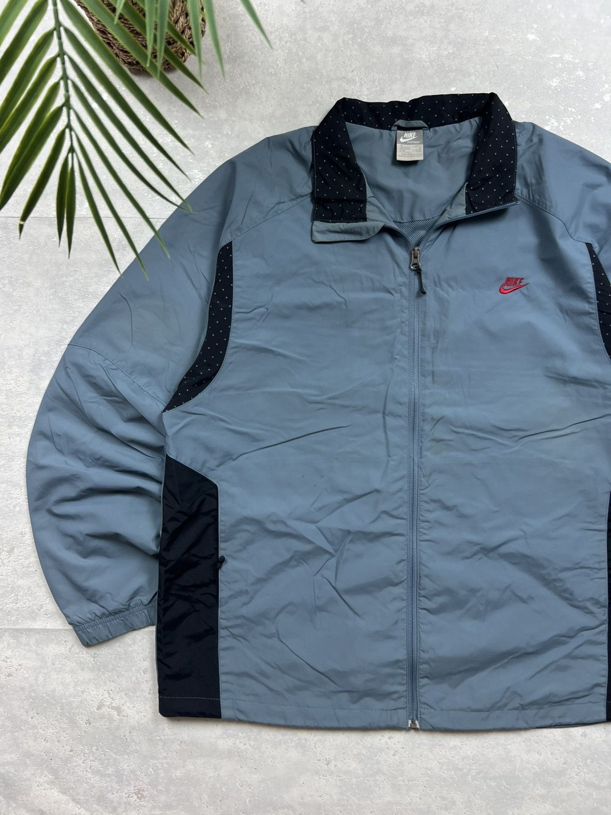 Nike 00s Nike Retro Logo Vintage Y2K Oversized Windbreaker Jacket Size US XL / EU 56 / 4 - 2 Thumbnail