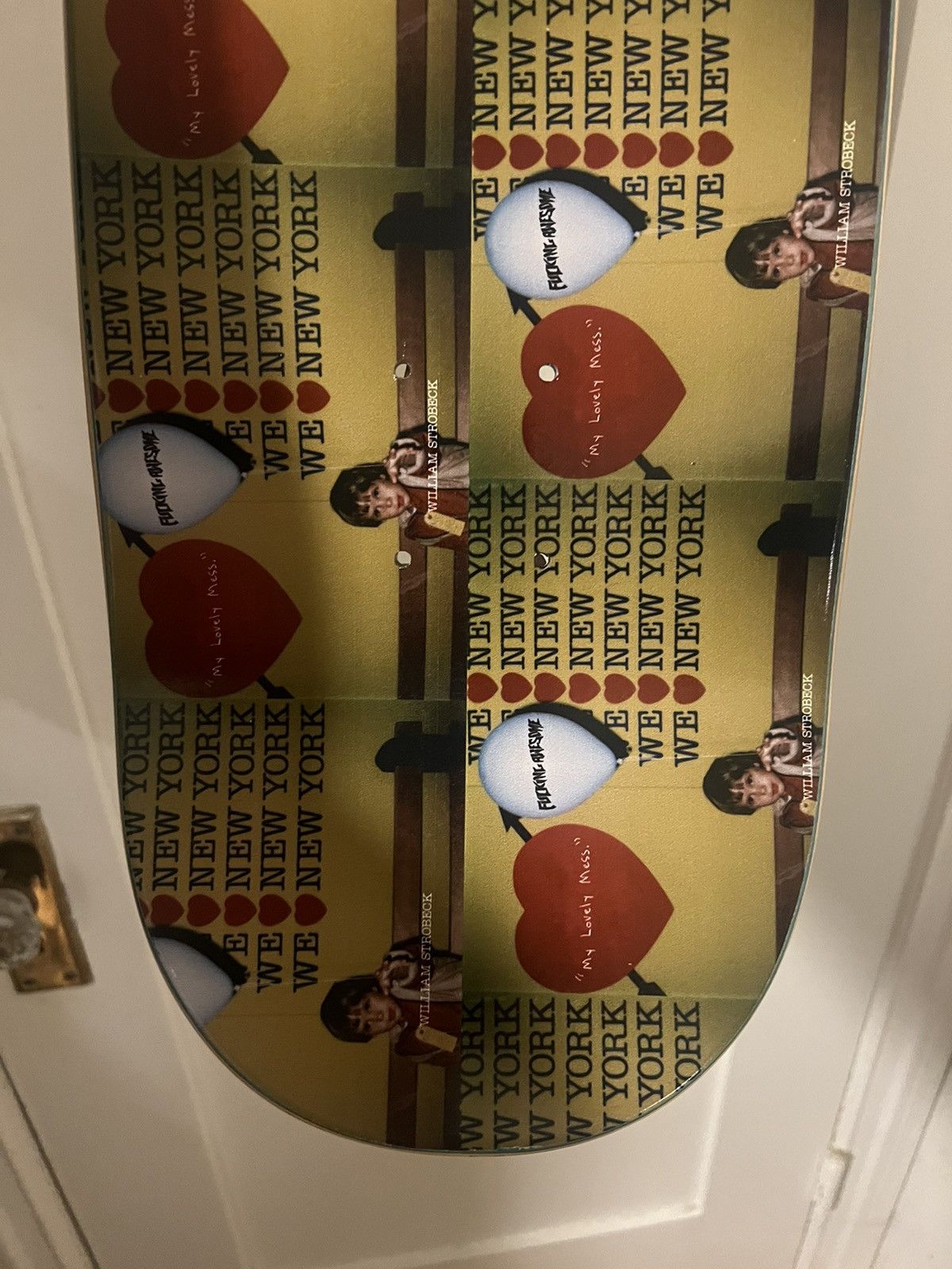 Fucking Awesome Strobeck “My lovely mess” deck size 8.5