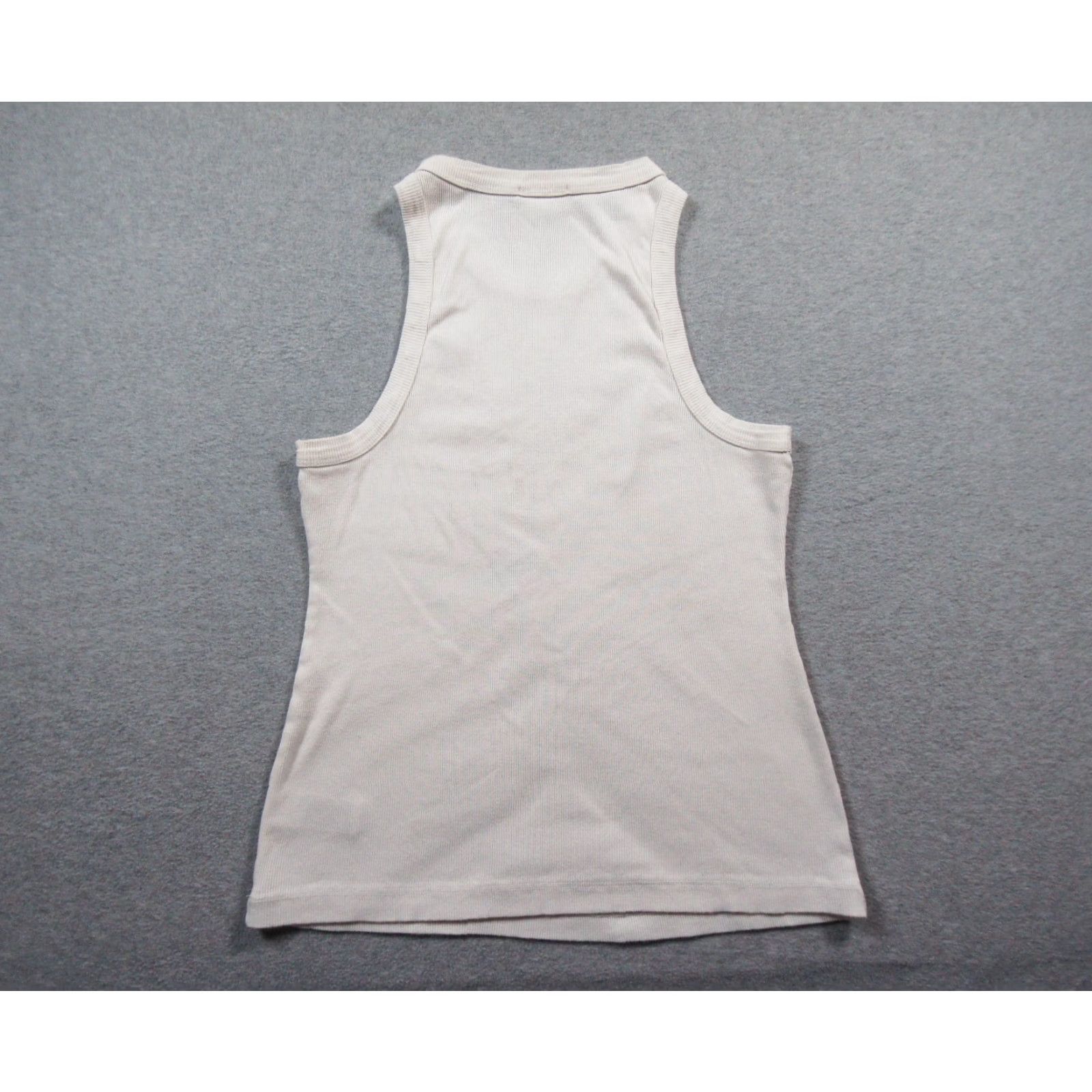 James Perse James Perse Shirt Womens Adult 2 White Tank Top Ribbed Basic Sleeveless Casual Size XS / US 0-2 / IT 36-38 - 7 Thumbnail