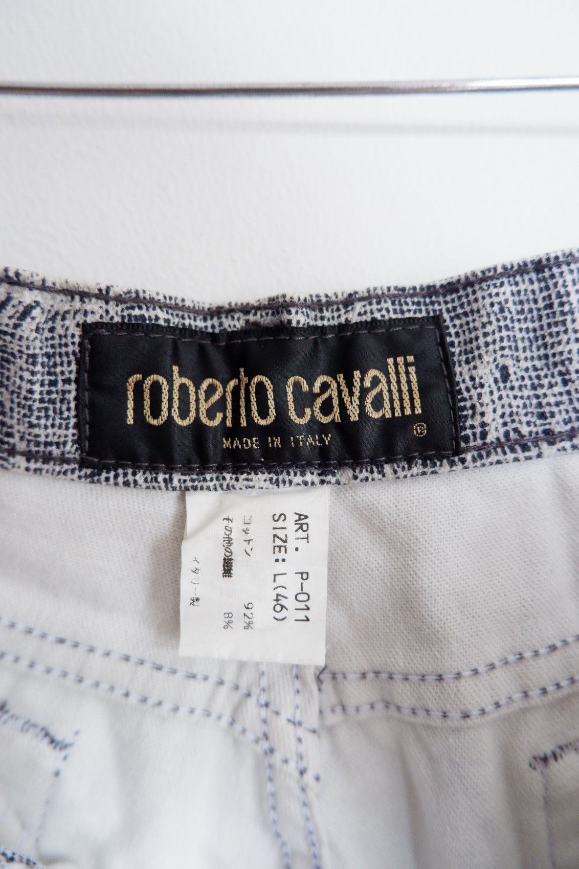 Just Cavalli Vintage Roberto Cavalli Printed Jeans Size 31" - 10 Thumbnail