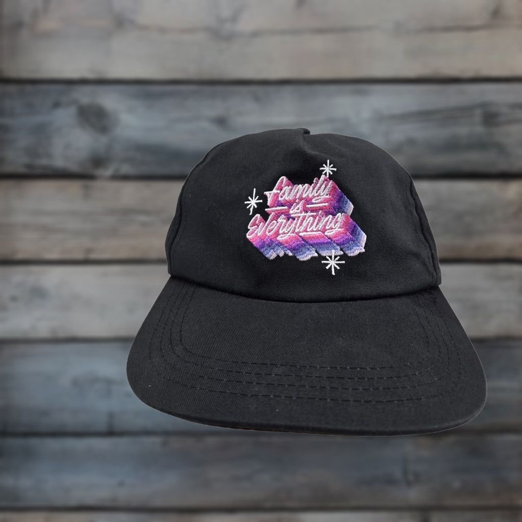Bell Taco Bell Hat Snapback Cap Family Is Everything Black Employee Purple Pink Logo Men Adjustable Baseball Cap Size ONE SIZE - 1 Thumbnail