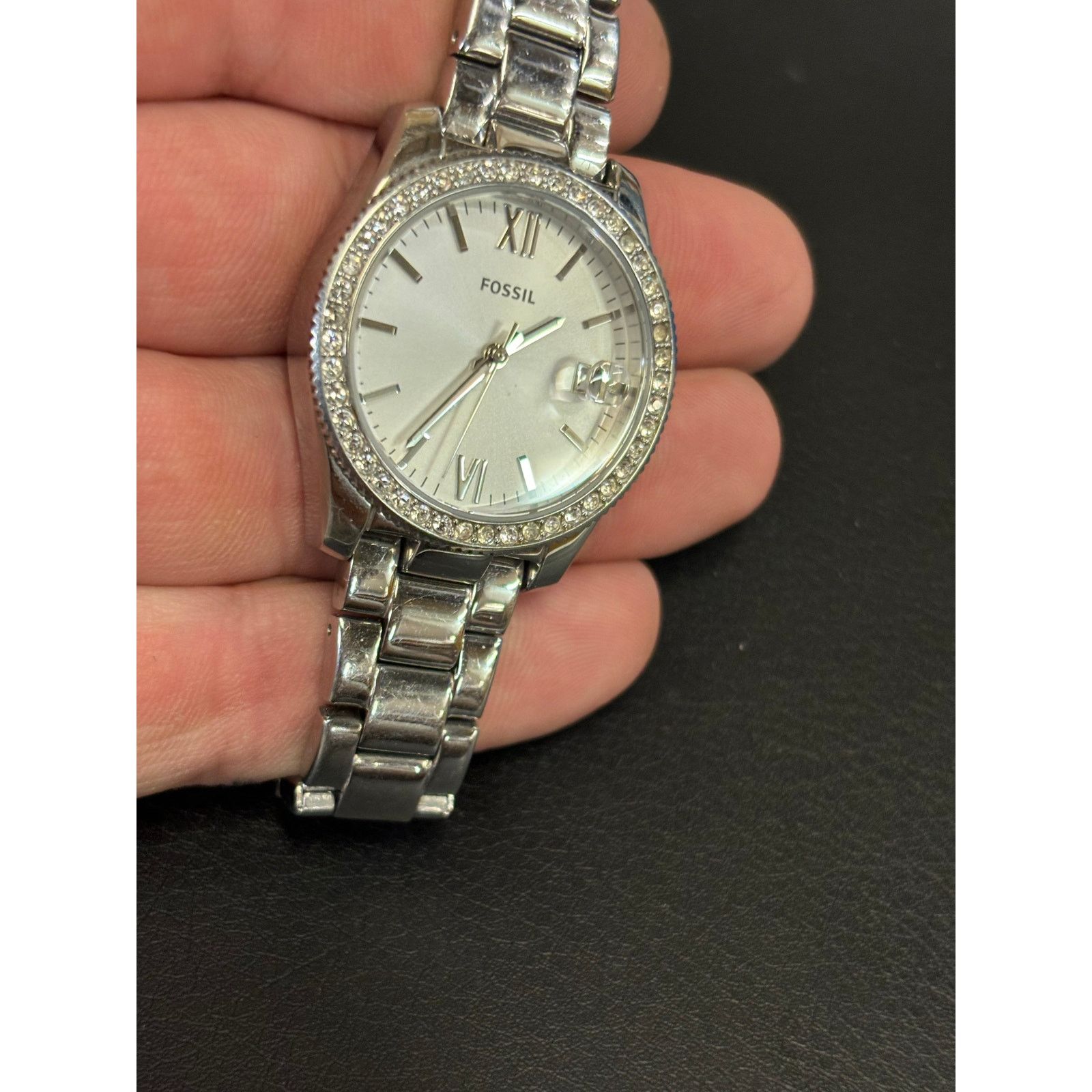 Fossil Fossil Scarlette ES4317 Silver Tone Women’s Watch! Size ONE SIZE - 7 Thumbnail