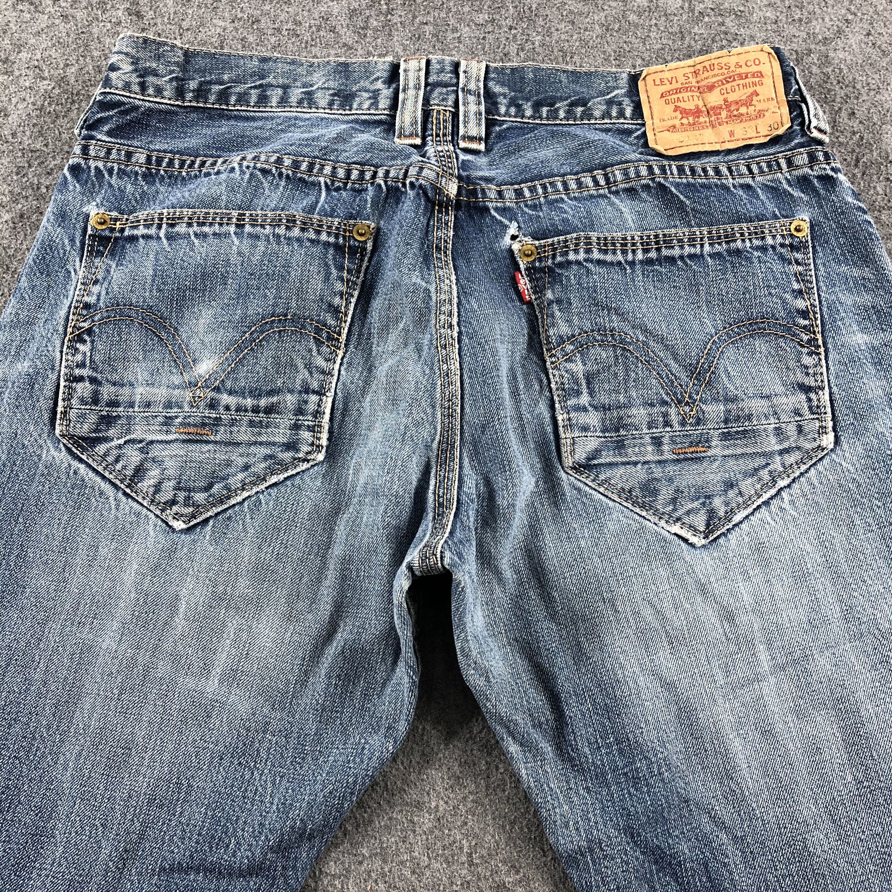 Levi's Vintage Blue Wash Levis 514 Jeans-J2398 Size US 32 / EU 48 - 4 Thumbnail