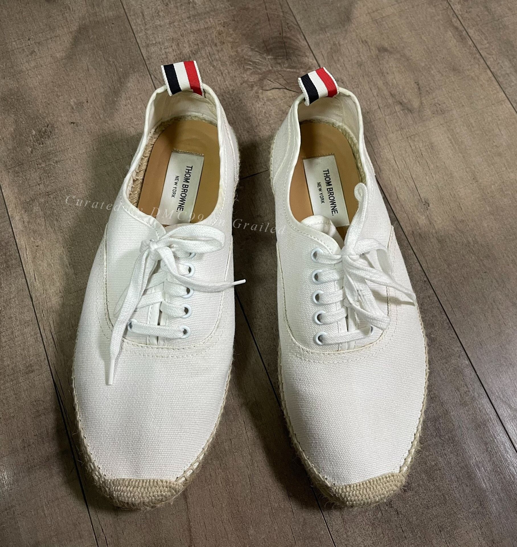 Thom Browne THOM BROWNE Summer Ivory White Espadrilles Size US 10 / EU 43 - 1 Thumbnail