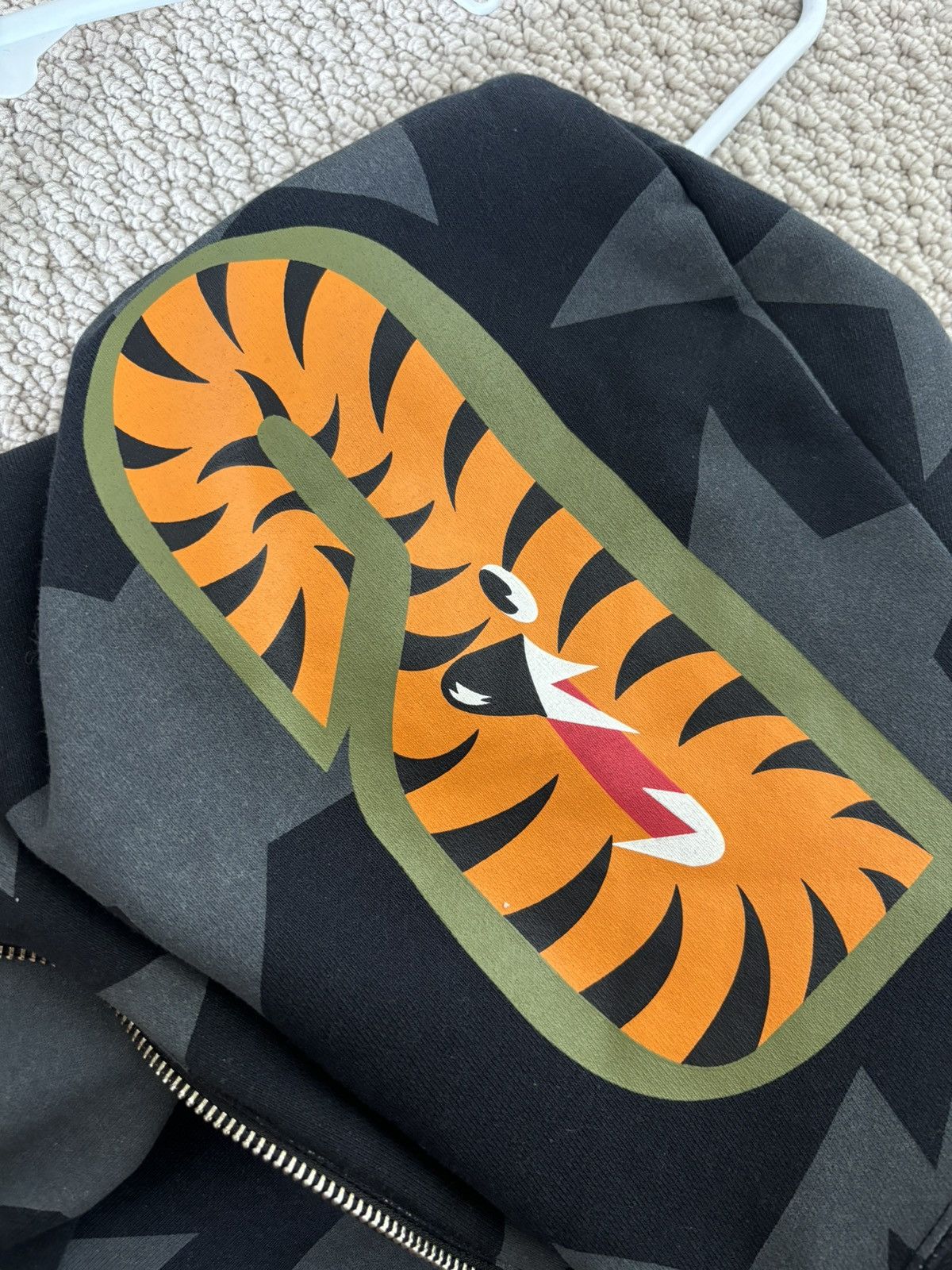 Bape Sta Pattern Shark Full Zip Hoodie Size US M / EU 48-50 / 2 - 3 Thumbnail