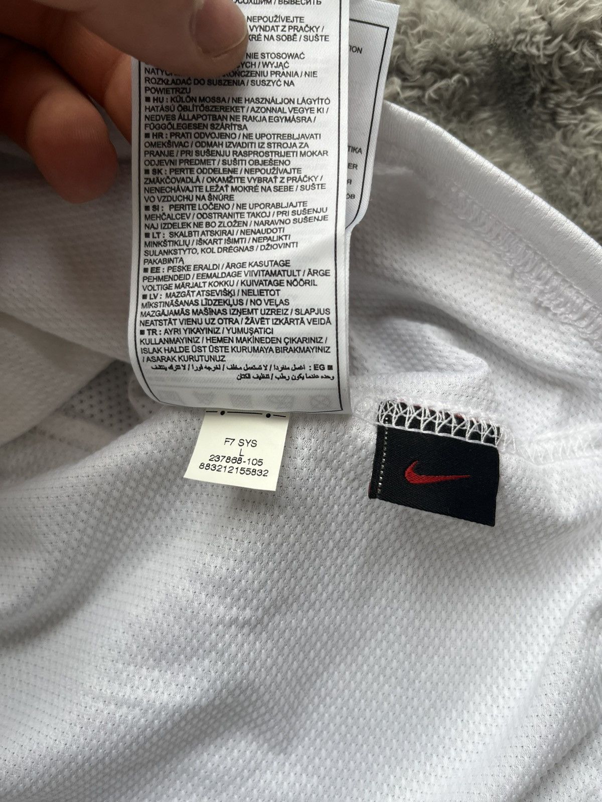 Nike Vintage T-shirt Jersey Nike ARSENAL 2007/08 Soccer Football Size US L / EU 52-54 / 3 - 12 Thumbnail