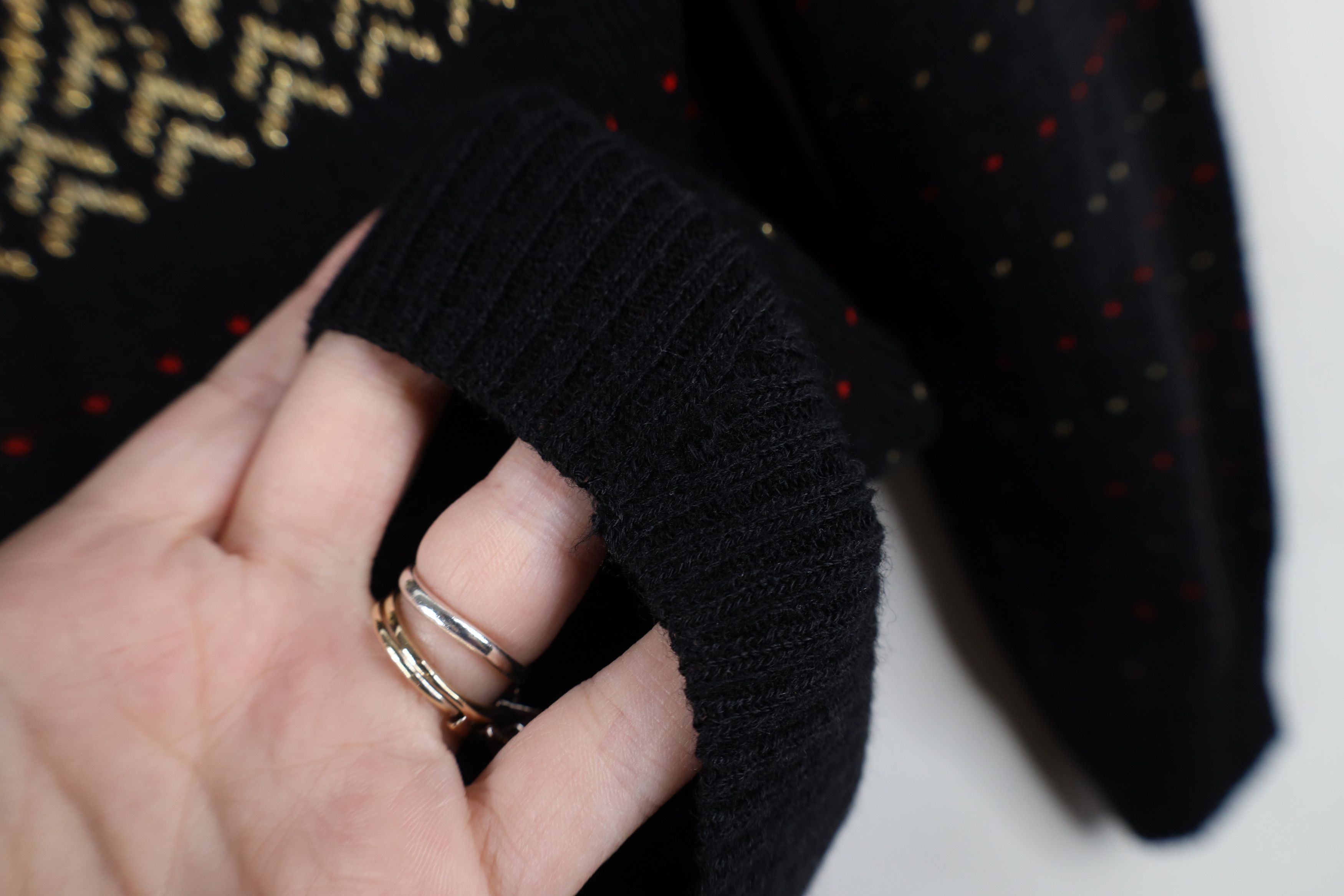 Vintage Vintage 70s Streetwear Christmas Reindeer Knit Sweater USA Size M / US 6-8 / IT 42-44 - 7 Thumbnail