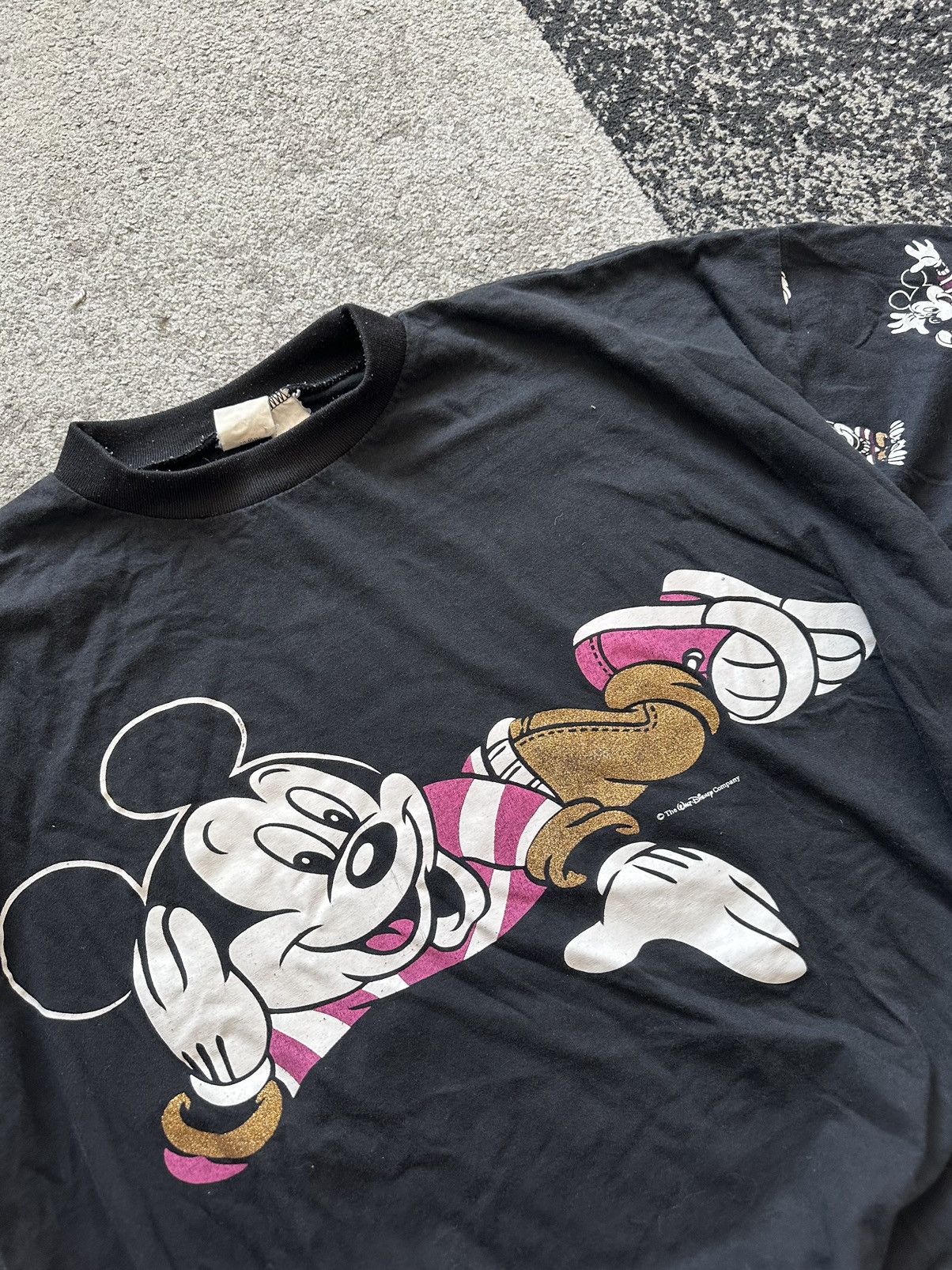 Disney × Mickey Mouse × Vintage Vintage 80s Mickey Mouse all over print graphic t shirt rare Size US XL / EU 56 / 4 - 3 Thumbnail