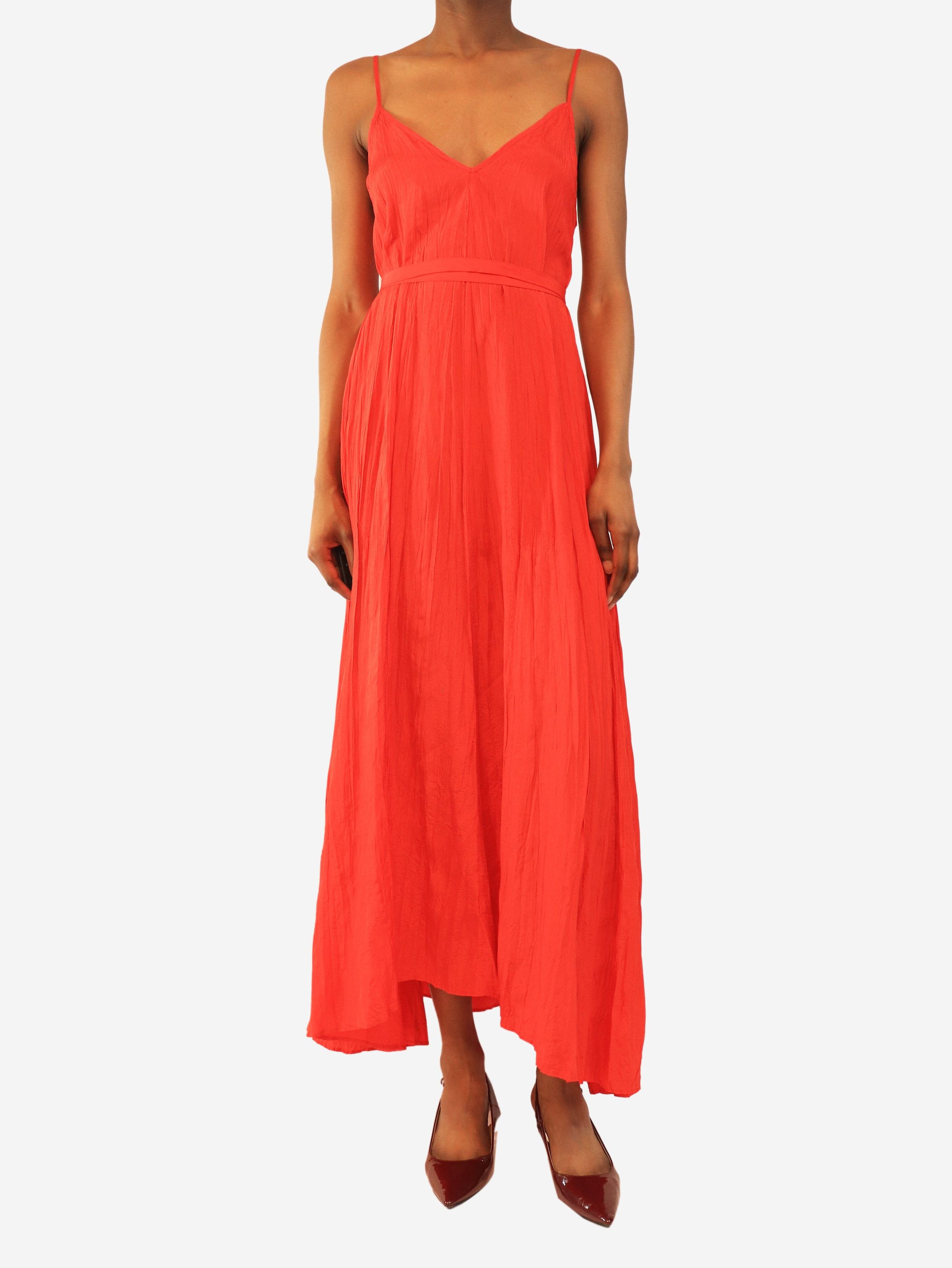 Joseph Red sleeveless silk dress - UK 6 Size XS / US 0-2 / IT 36-38 - 1 Thumbnail