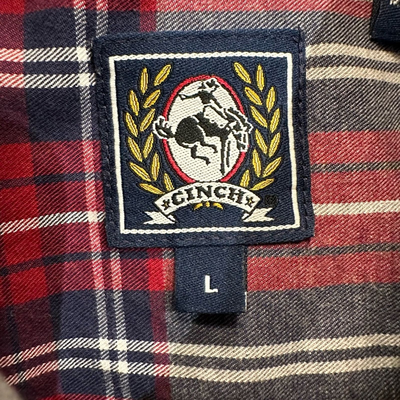 CINCH Cinch Gray Red Long Sleeve Button Down Western Shirt Large Size US L / EU 52-54 / 3 - 3 Thumbnail