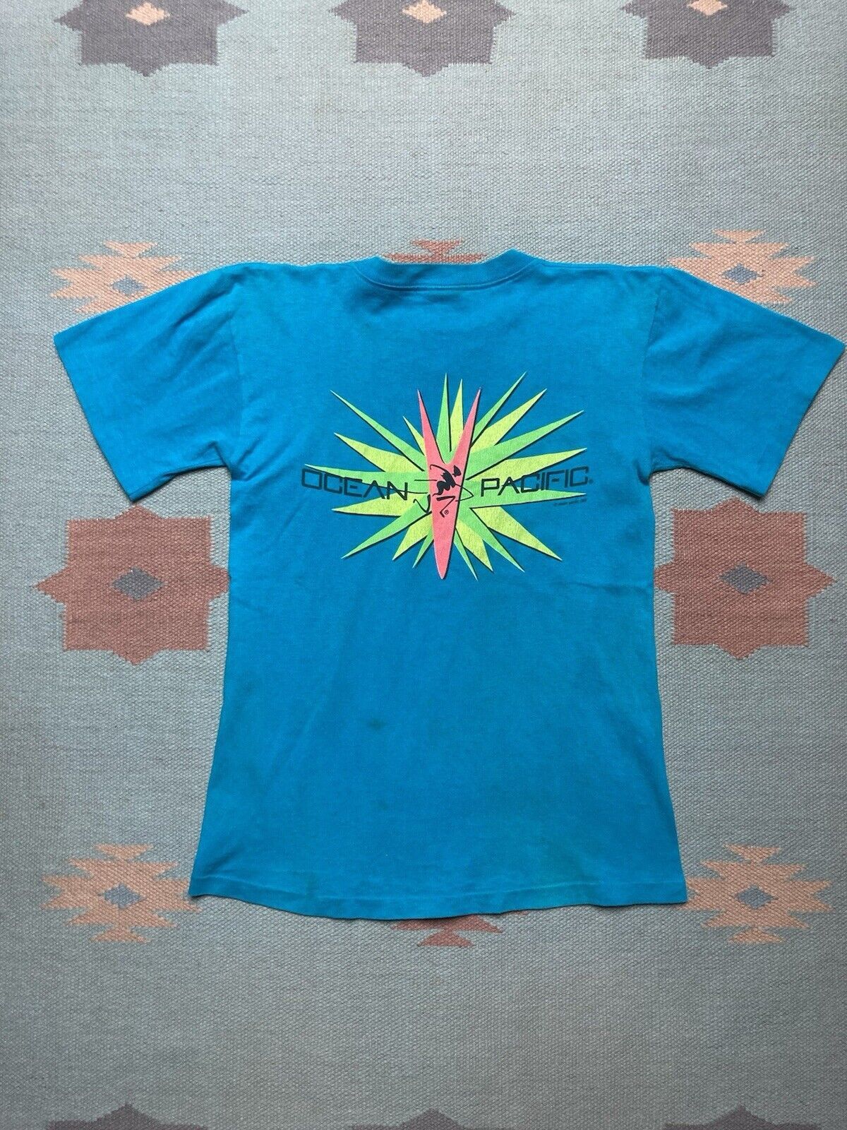 Ocean Pacific × Vintage Vtg 90s t shirt ocean pacific OP surf skate single stitch S Size US S / EU 44-46 / 1 - 1 Thumbnail
