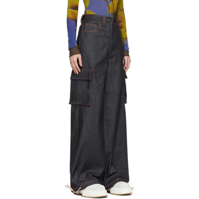 Sunnei Navy Cargo jeans