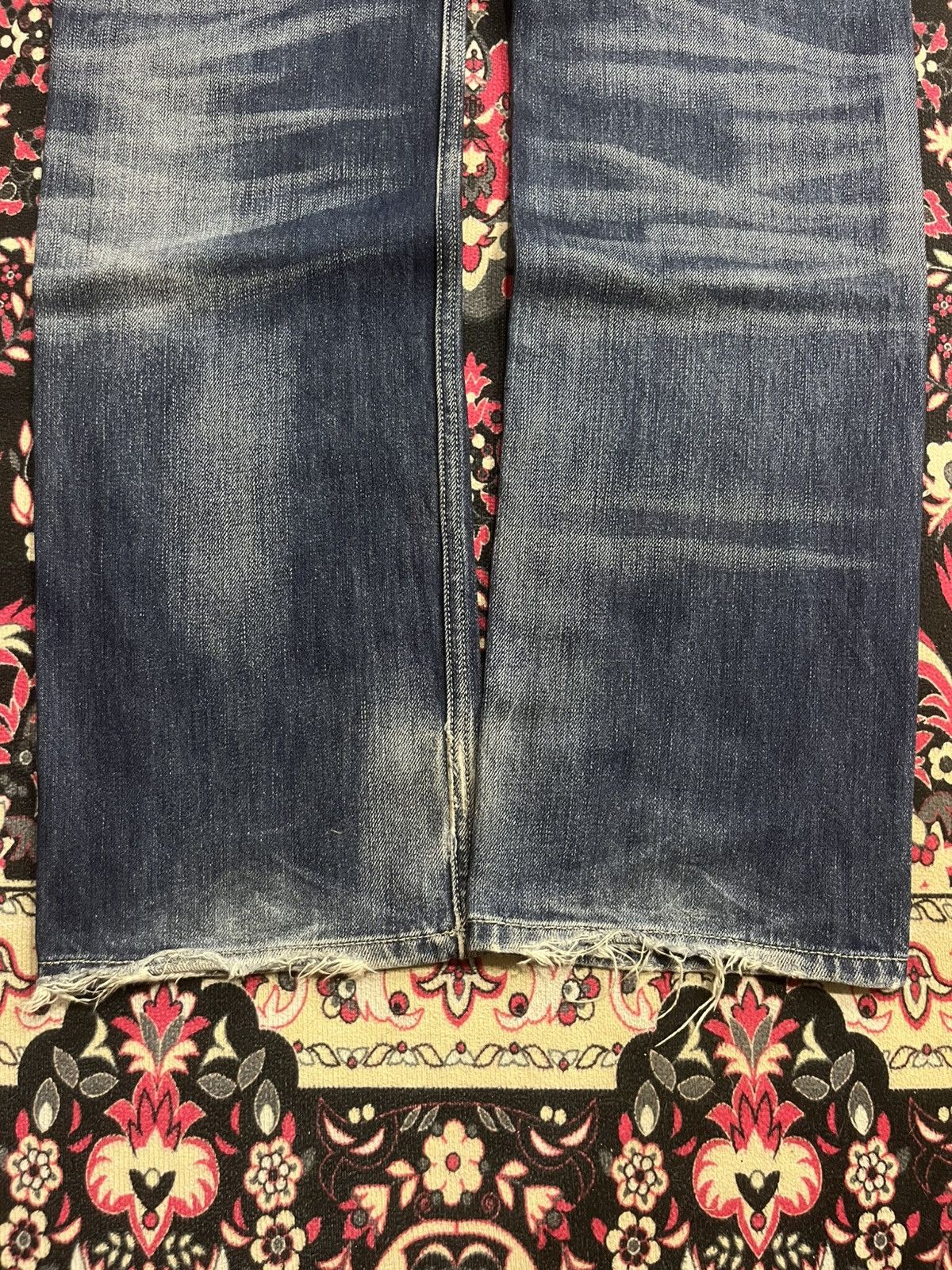 Diesel ⚡️Ripped⚡️Vintage Diesel Blue Eyecons 2010/2 Edition Blue Jean Size US 28 / EU 44 - 12 Thumbnail