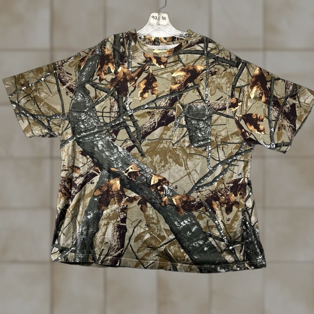 Vintage Mens Camo T Shirt 3XL All Cotton 3D Excellent Used Condition Size US XXL / EU 58 / 5 - 1 Thumbnail