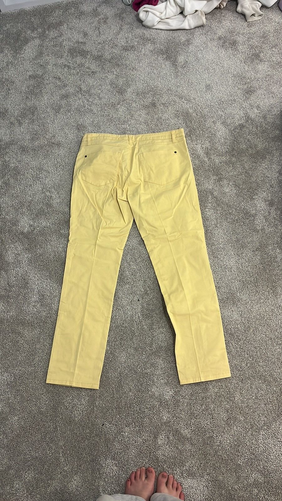 PD&C PD&C Yellow Stretch Jeans Size US 33 - 3 Thumbnail