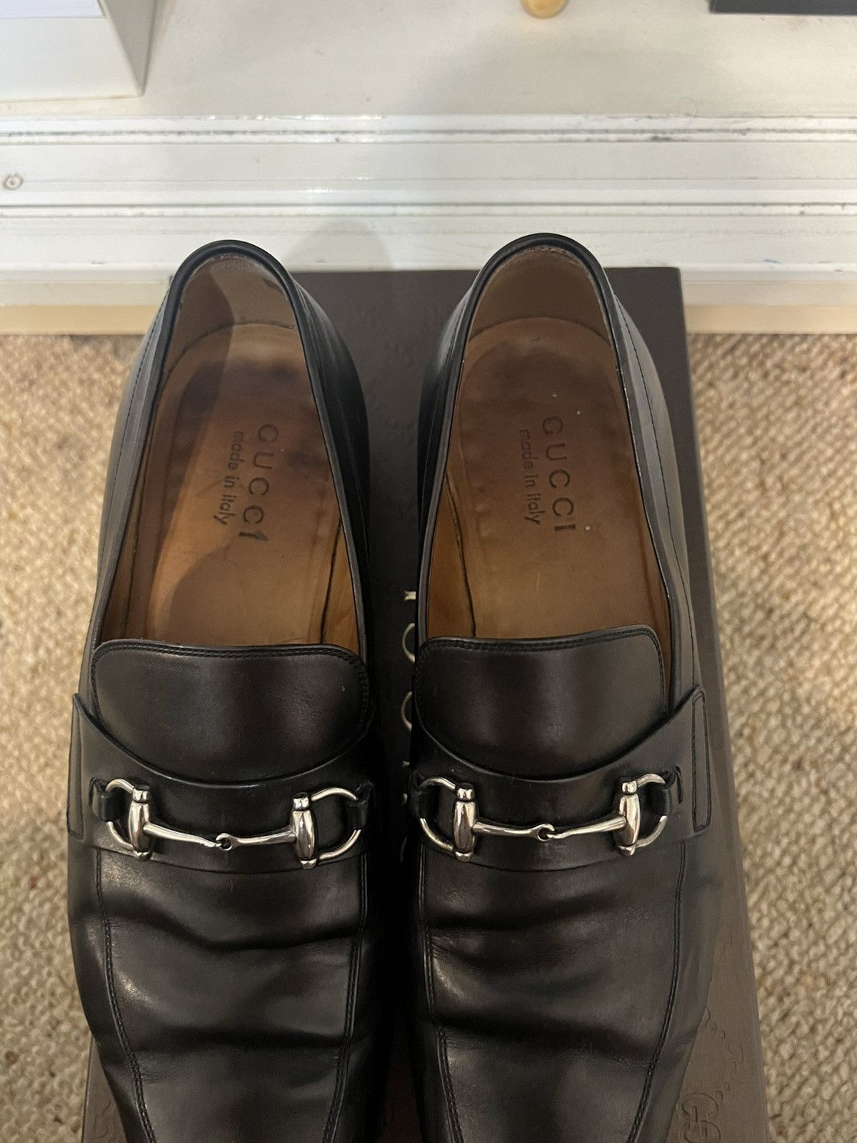 Gucci Gucci almond toe leather loafer Size US 9.5 / EU 42-43 - 2 Thumbnail