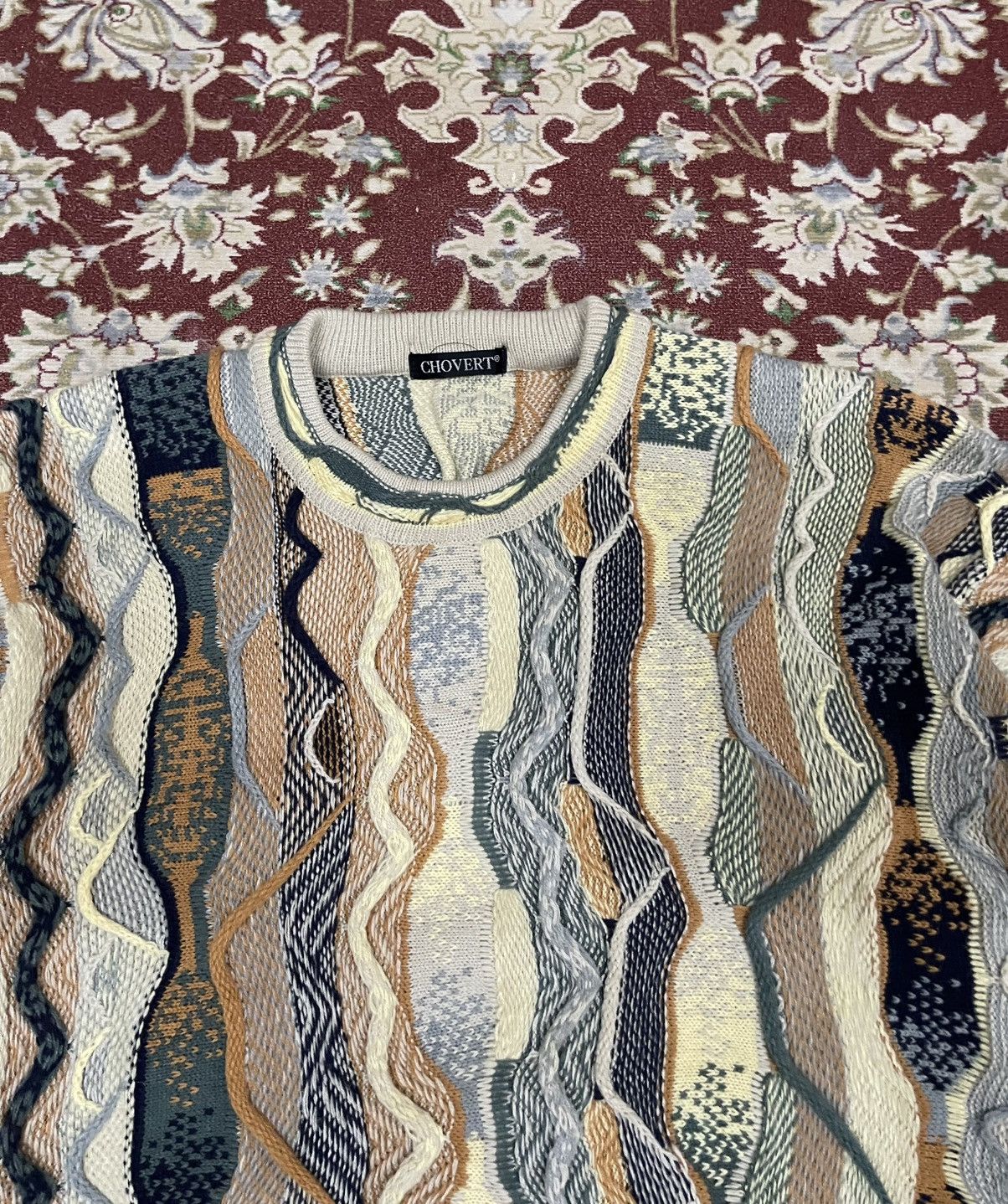 The Australian Outback Collection 90s COOGI STYLE KNITWEAR SWEATSHIRT BRAND CHOVERT Size US L / EU 52-54 / 3 - 9 Thumbnail