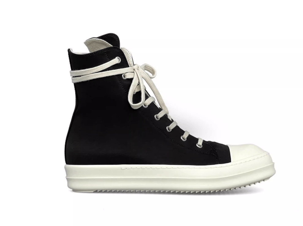Rick Owens Drkshdw Rick Owens DRKSHDW Men's Canvas High Top Sneakers Size US 10 / EU 43 - 2 Thumbnail