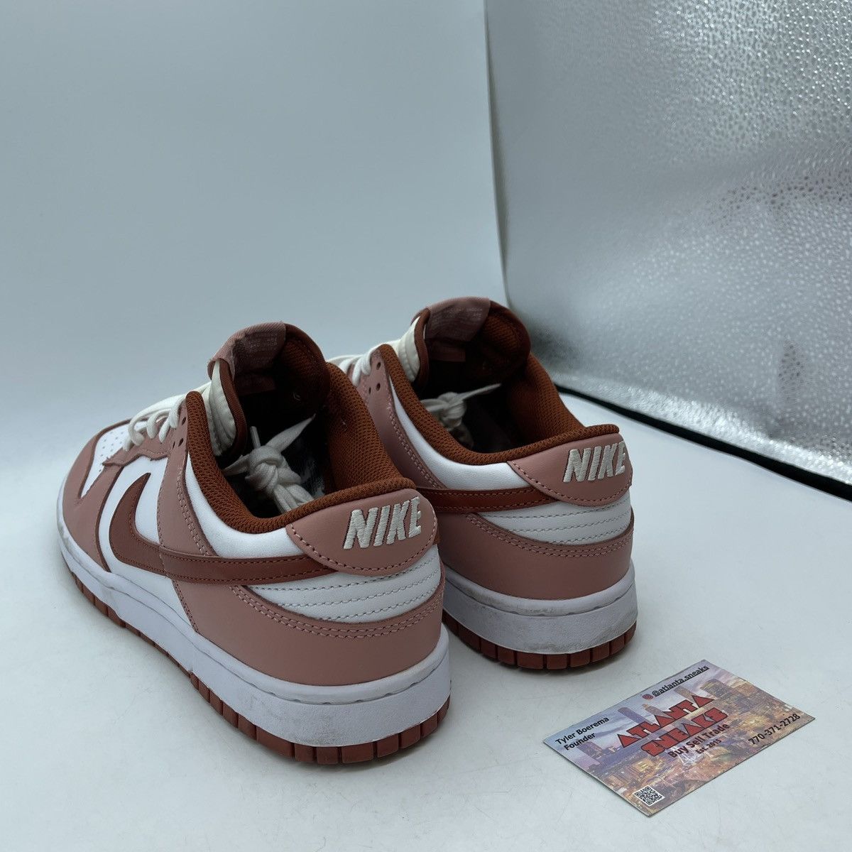 Nike Wmns dunk low red stardust Size US 11.5 / IT 41.5 - 4 Thumbnail