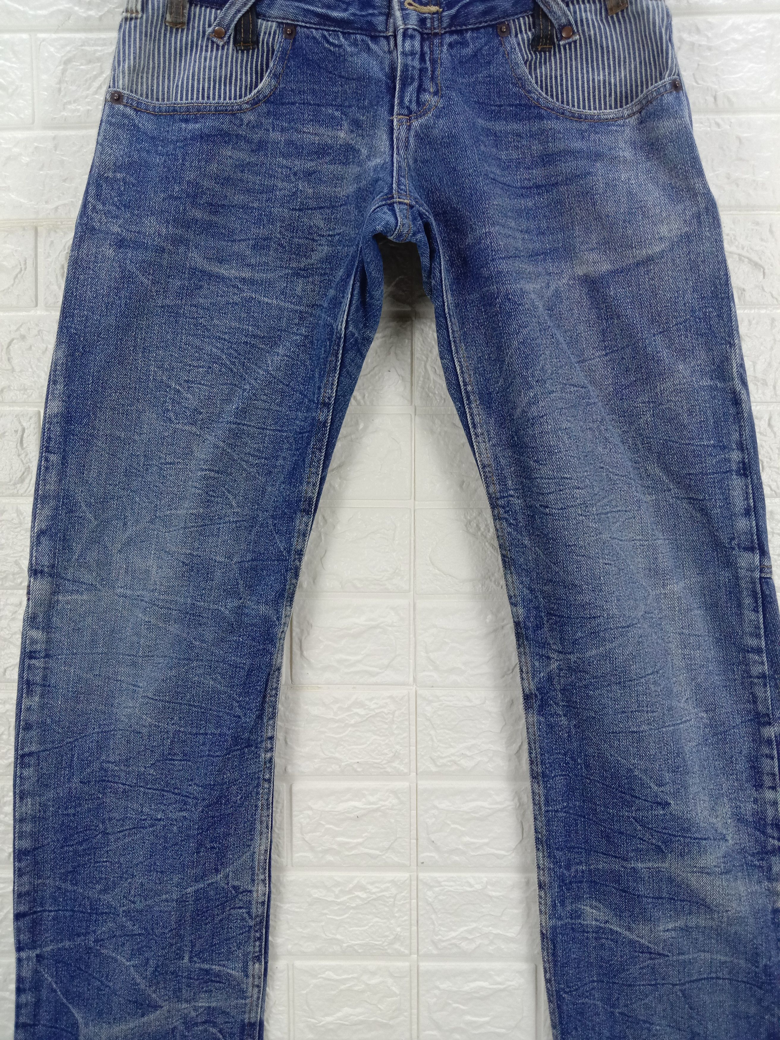 Japanese Brand Vintage Jack Serika Double Waist Jeans Size US 30 / EU 46 - 3 Thumbnail