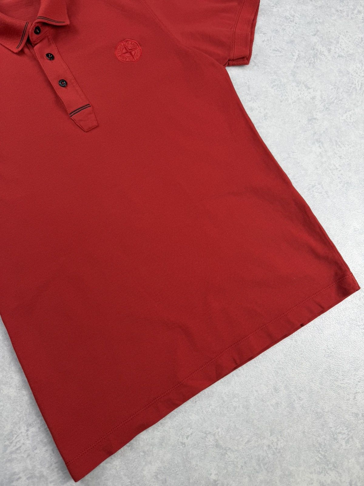 Stone Island Stone Island Coral Polo Shirt Slim Fit Size L 100% Cotton Size US L / EU 52-54 / 3 - 2 Thumbnail