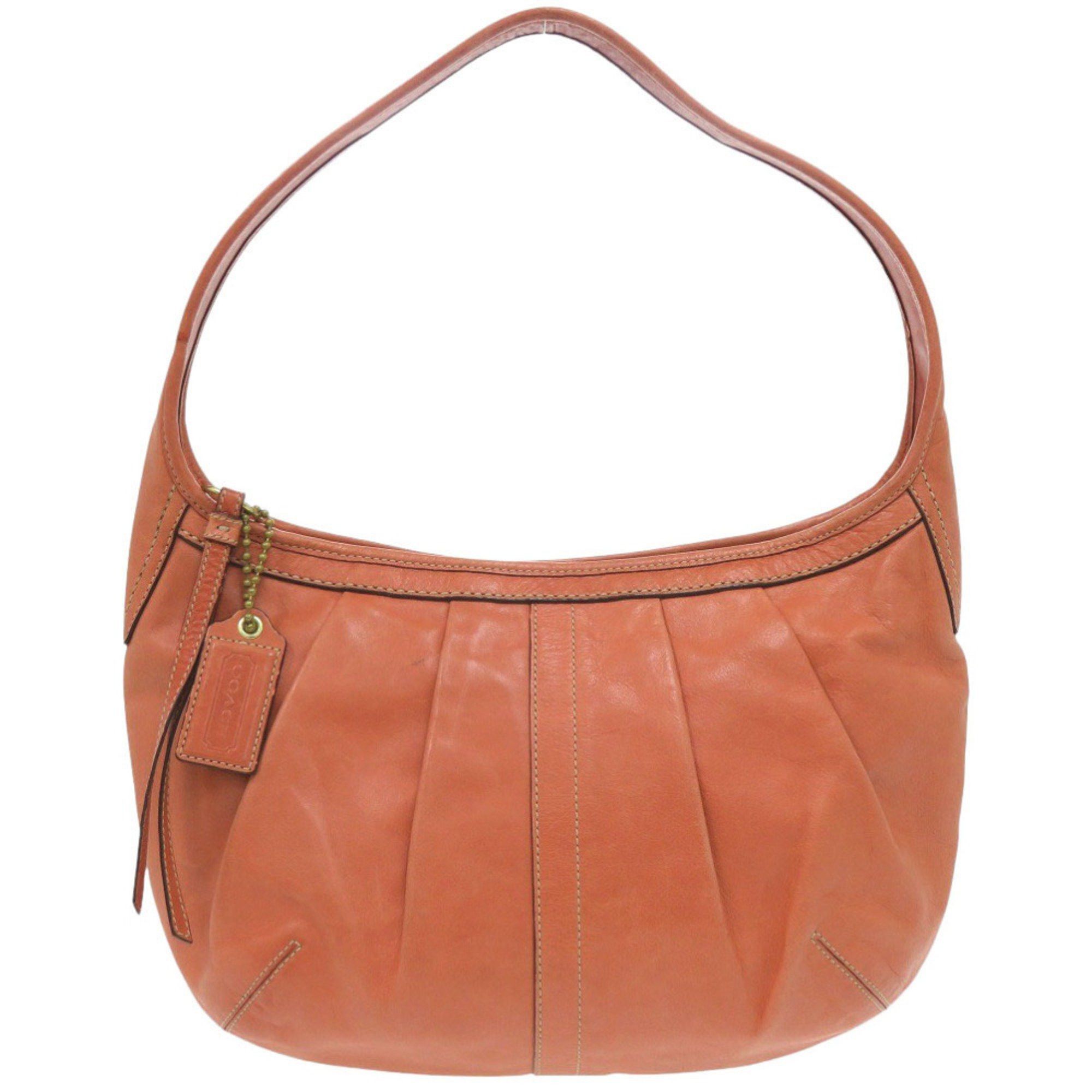 Coach Coach One-Shoulder Bag 12235 Leather Orange Shoulder 0672 COACH Size ONE SIZE - 1 Thumbnail