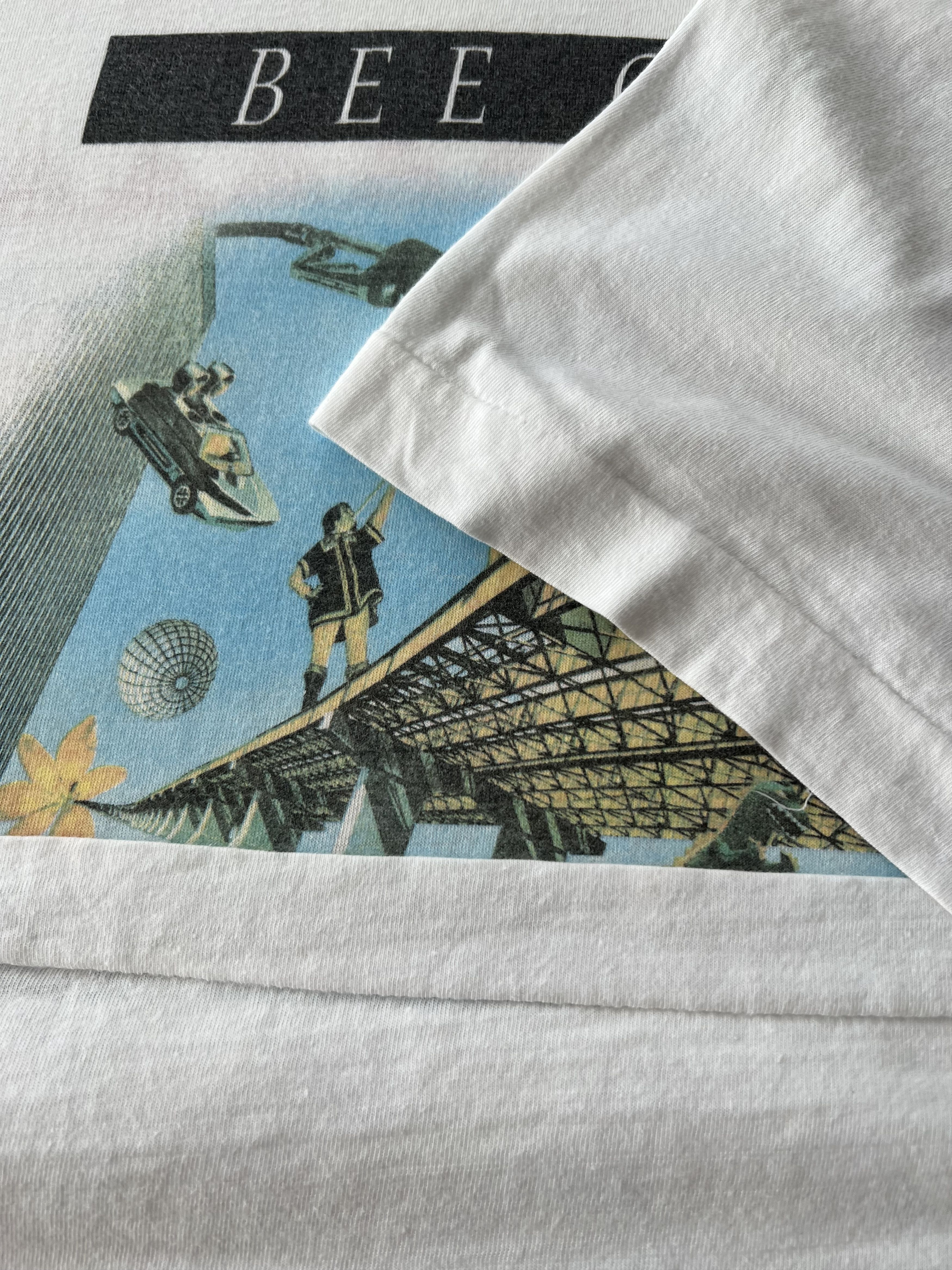 Band Tees Vintage 1991 Bee Gees High Civilization Promo White T-shirt Size US XL / EU 56 / 4 - 11 Thumbnail