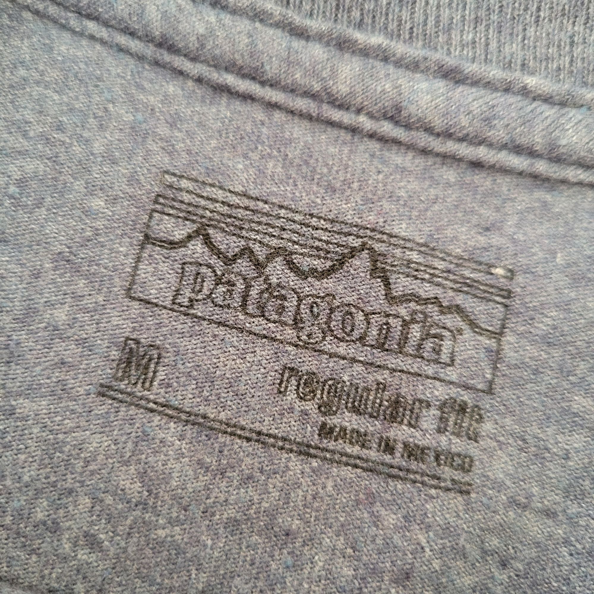 Patagonia Patagonia Long Sleeve Spell Out Logo T Shirt Tee M Blue Retr Size US M / EU 48-50 / 2 - 3 Thumbnail