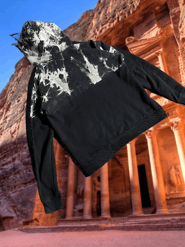 Designer × Maniere De Vior Manire De Voir Black Hoodie Parts Size US M / EU 48-50 / 2 - 1 Thumbnail
