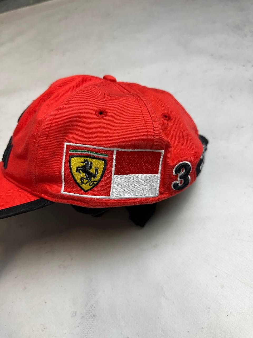 Ferrari Vintage Ferarri F-1 Moto Dekra Racing Y2K Cap Size ONE SIZE - 3 Thumbnail