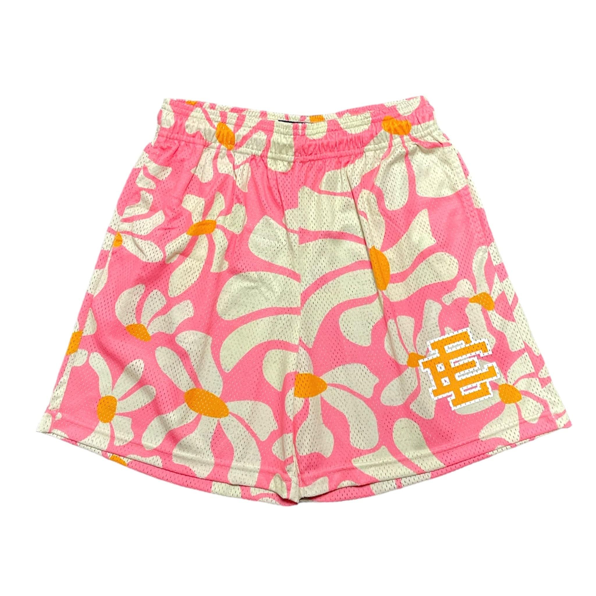 EE Basic Short Pink Daisies Yellow
