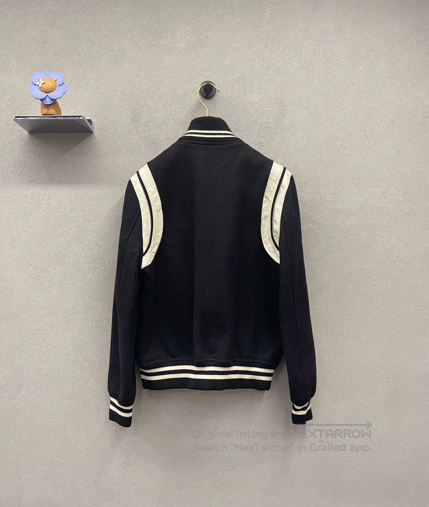 Saint Laurent Paris Saint Laurent Black White Baseball Jacket. Size US XXS / EU 40 - 2 Thumbnail