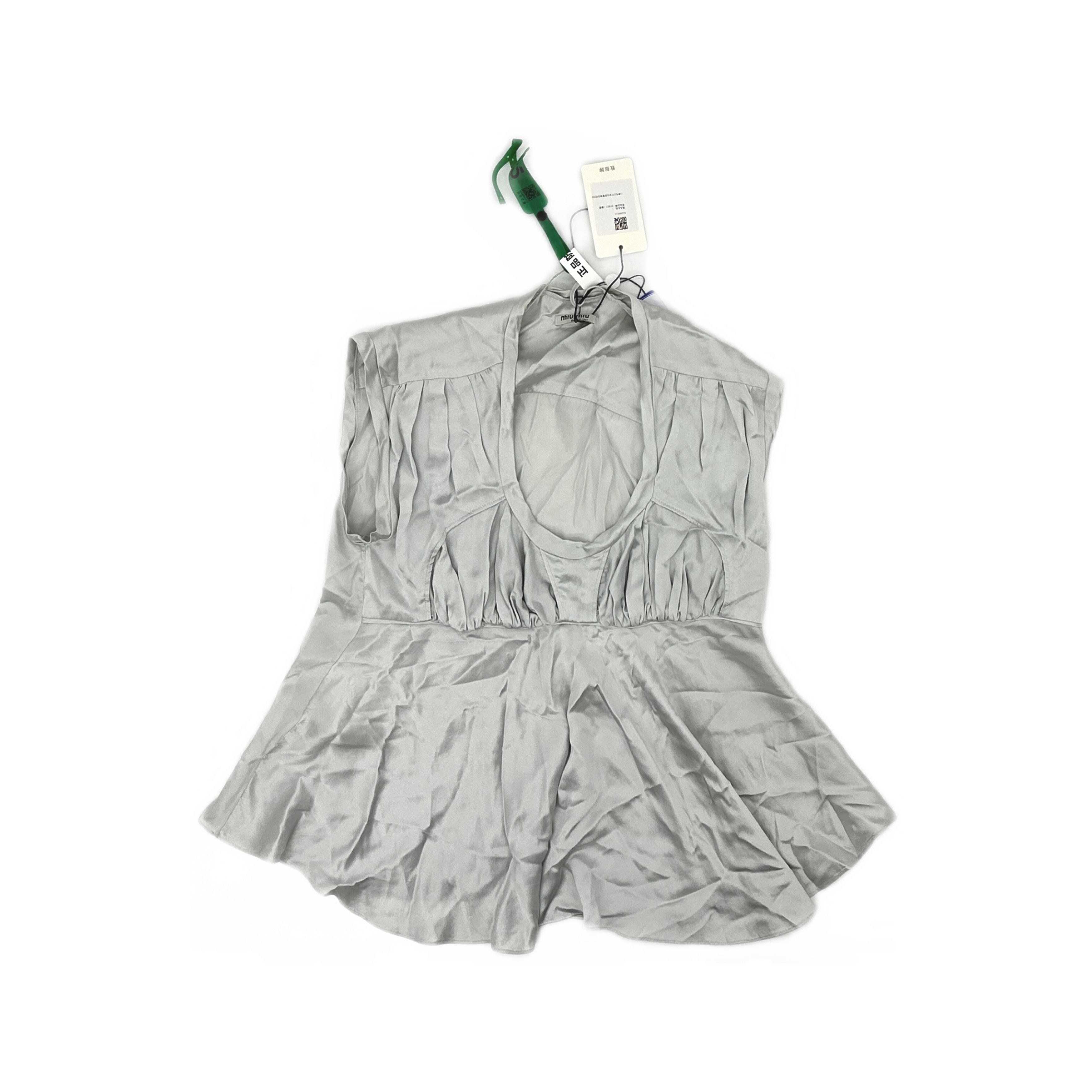 Miu Miu Miu Miu Silk Sleeveless Blouse Size 38 Size XS / US 0-2 / IT 36-38 - 1 Thumbnail