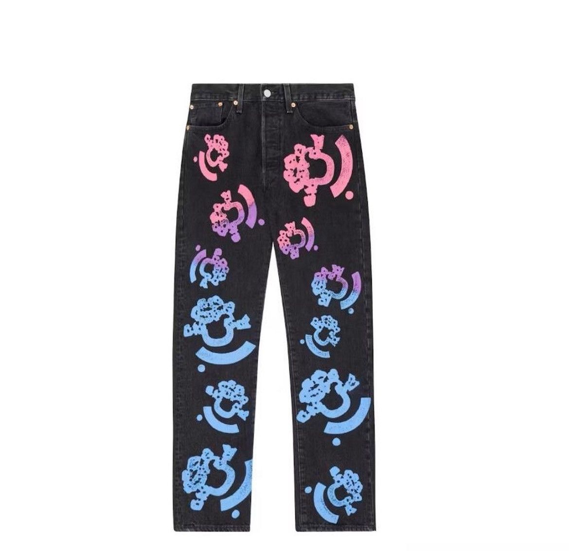 (B).Stroy × DENIM TEARS Denim Tears Bstroy levis jeans Size US 28 / EU 44 - 1 Thumbnail