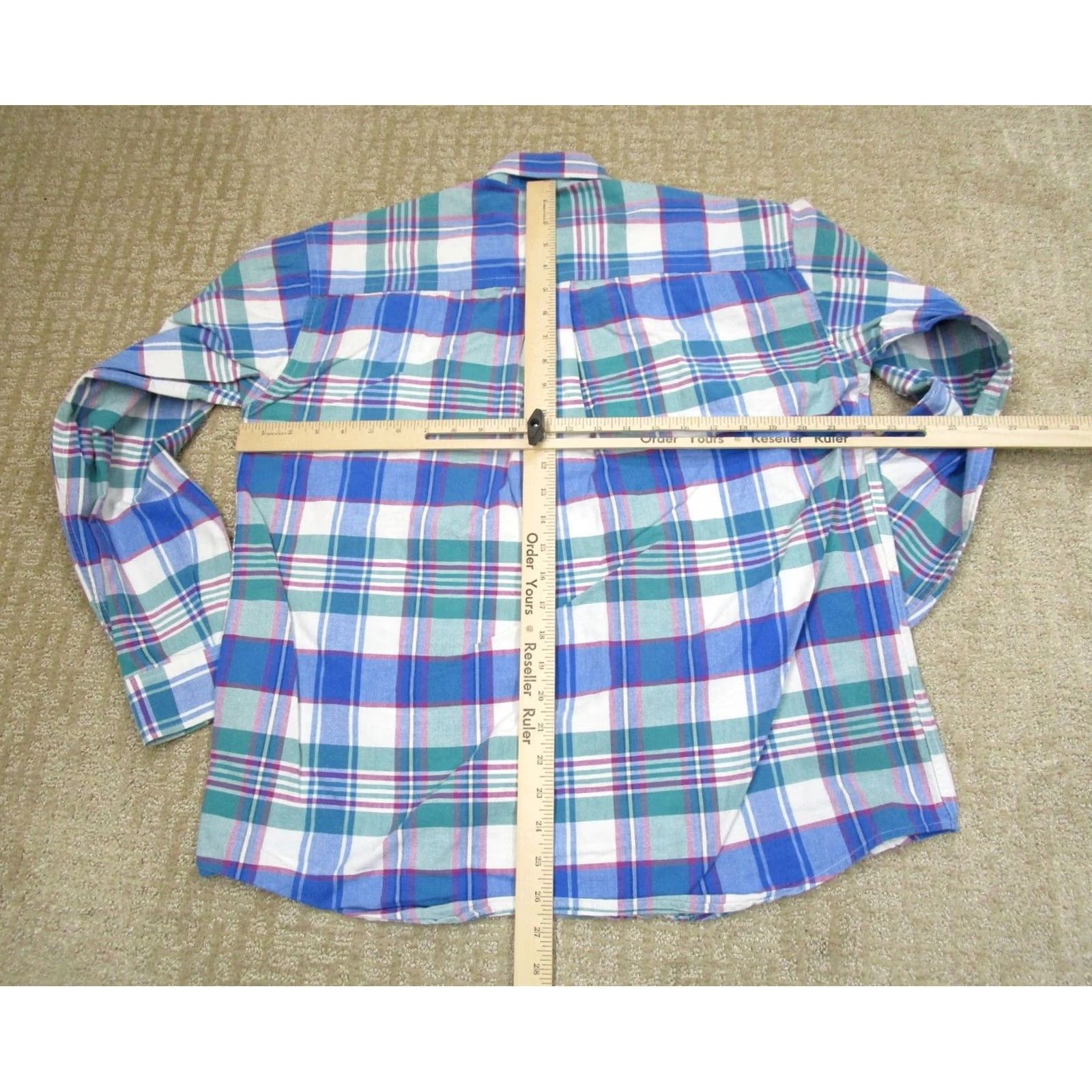 Vintage Cinch Button-Down Shirt Men Small Blue Plaid Western Long Sleeve Shirt Button-Up Mens XS? Size US S / EU 44-46 / 1 - 4 Thumbnail