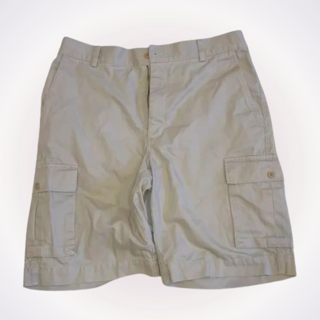 Jos. A. Bank Joseph A Bank Tan Neutral Cargo Shorts | Sz 35 Size US 35 - 1 Thumbnail