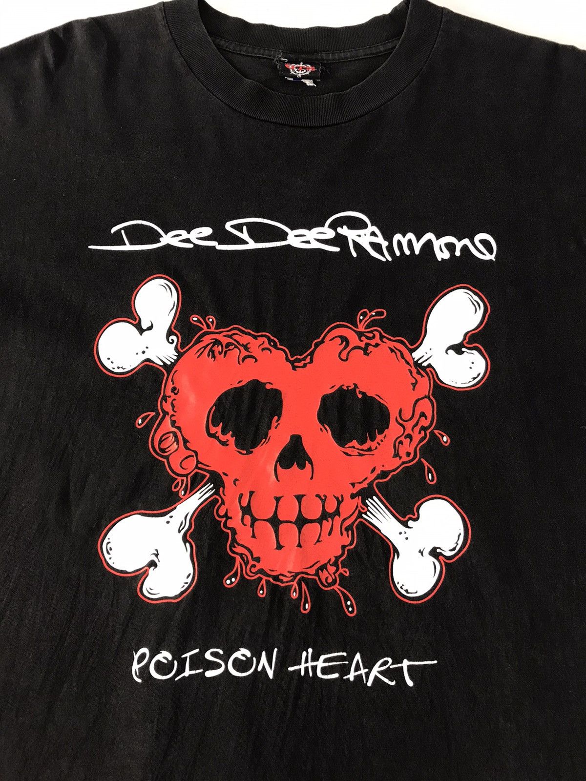 Band Tees Ramones Dee-Dee Poison Heart Punk Rock Band Tee Size US XL / EU 56 / 4 - 5 Thumbnail
