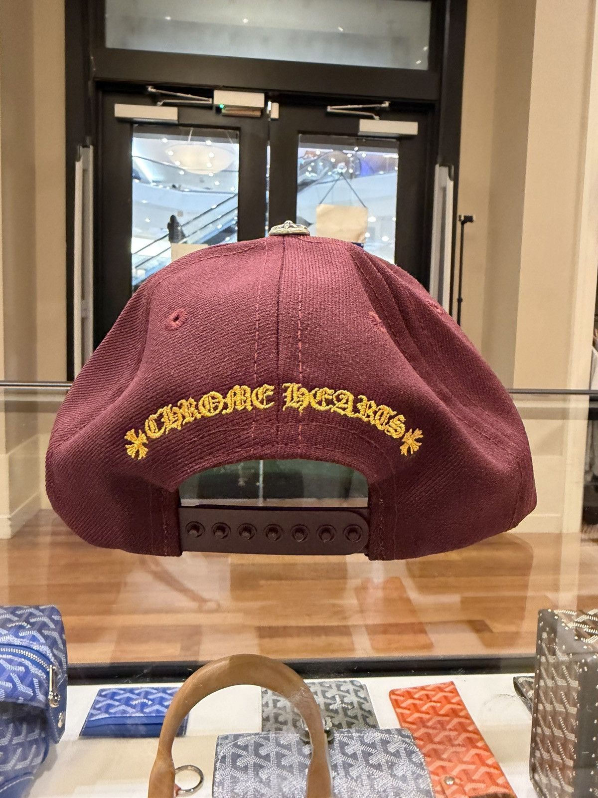 Chrome Hearts Chrome Hearts CH Embroidered Hat - Maroon Size ONE SIZE - 4 Thumbnail
