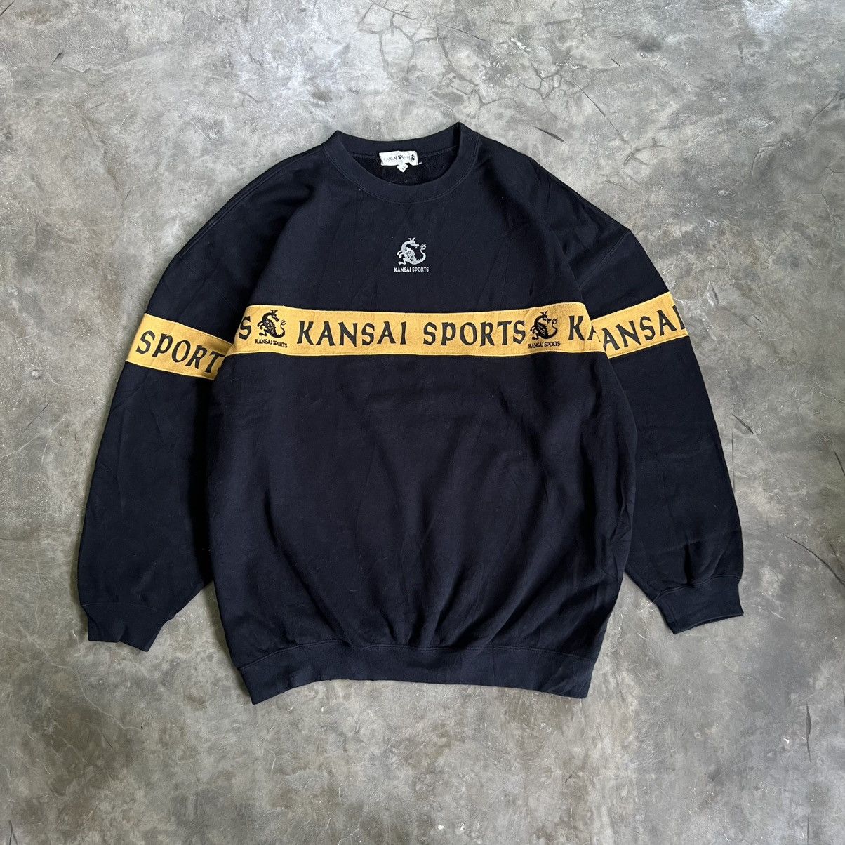 Kansai Yamamoto 1990’s Kansai Sport Dragon Crewneck Size US XL / EU 56 / 4 - 1 Thumbnail