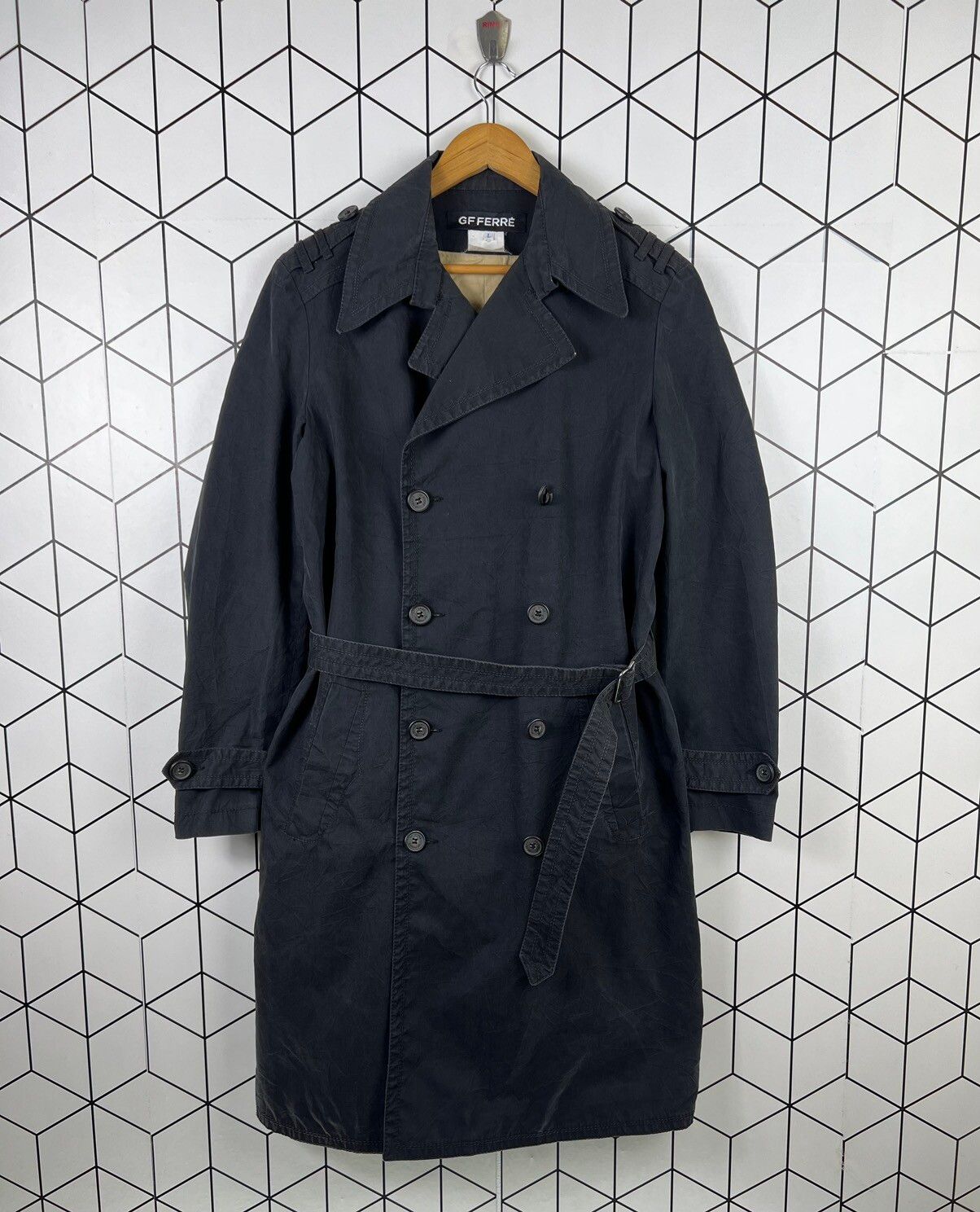 Gf Ferre GF FERRE Trench Coat Long Jacket Made in Italy | Grailed