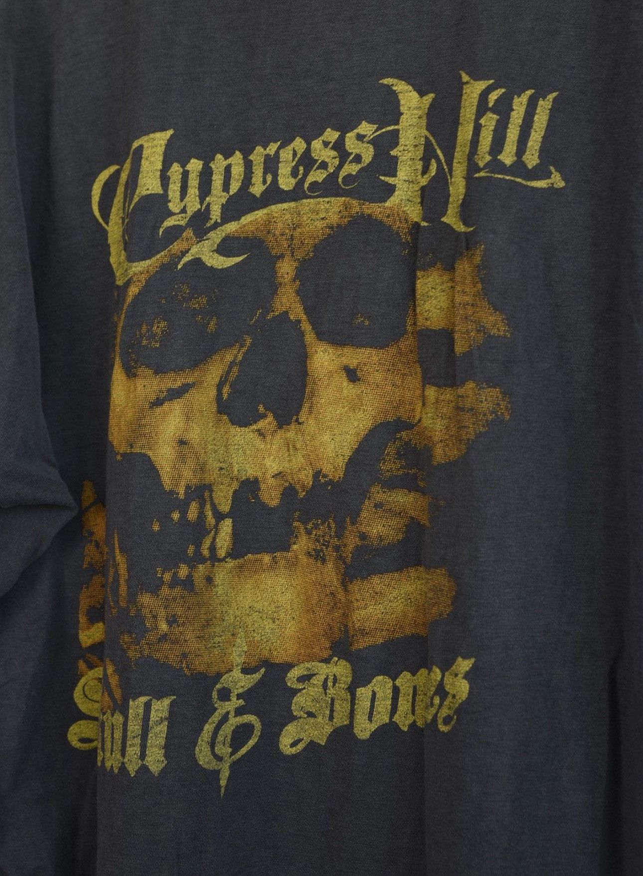 Rap Tees Cypress Hill Skull & Bones Vintage Faded Tee Size US XL / EU 56 / 4 - 2 Thumbnail