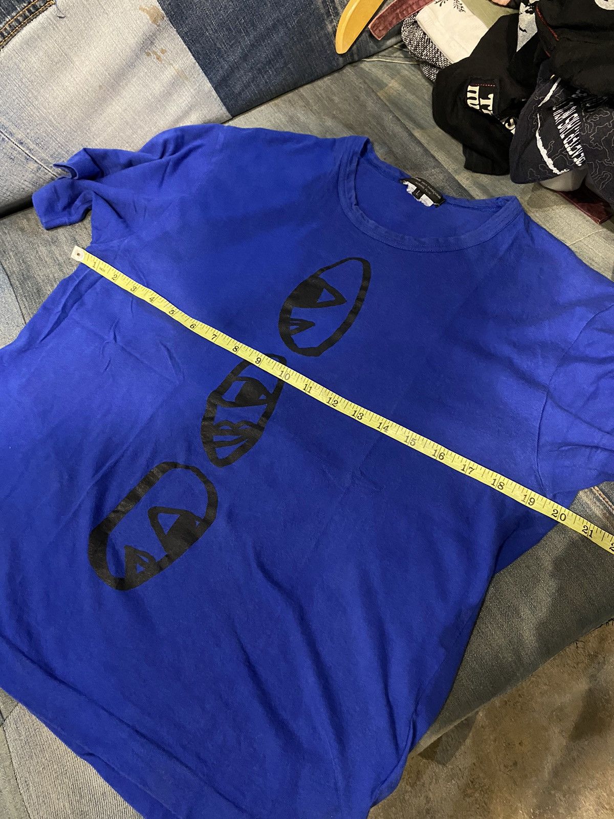 Comme des Garcons × Comme des Garcons Homme Plus × Japanese Brand comme des garcons tshirt blue Size US M / EU 48-50 / 2 - 10 Thumbnail
