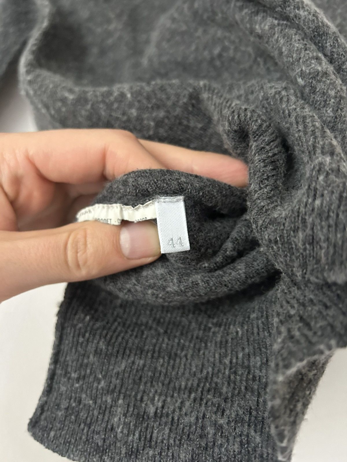 Miu Miu Miu Miu Gray Wool Sweater Size US S / EU 44-46 / 1 - 9 Thumbnail