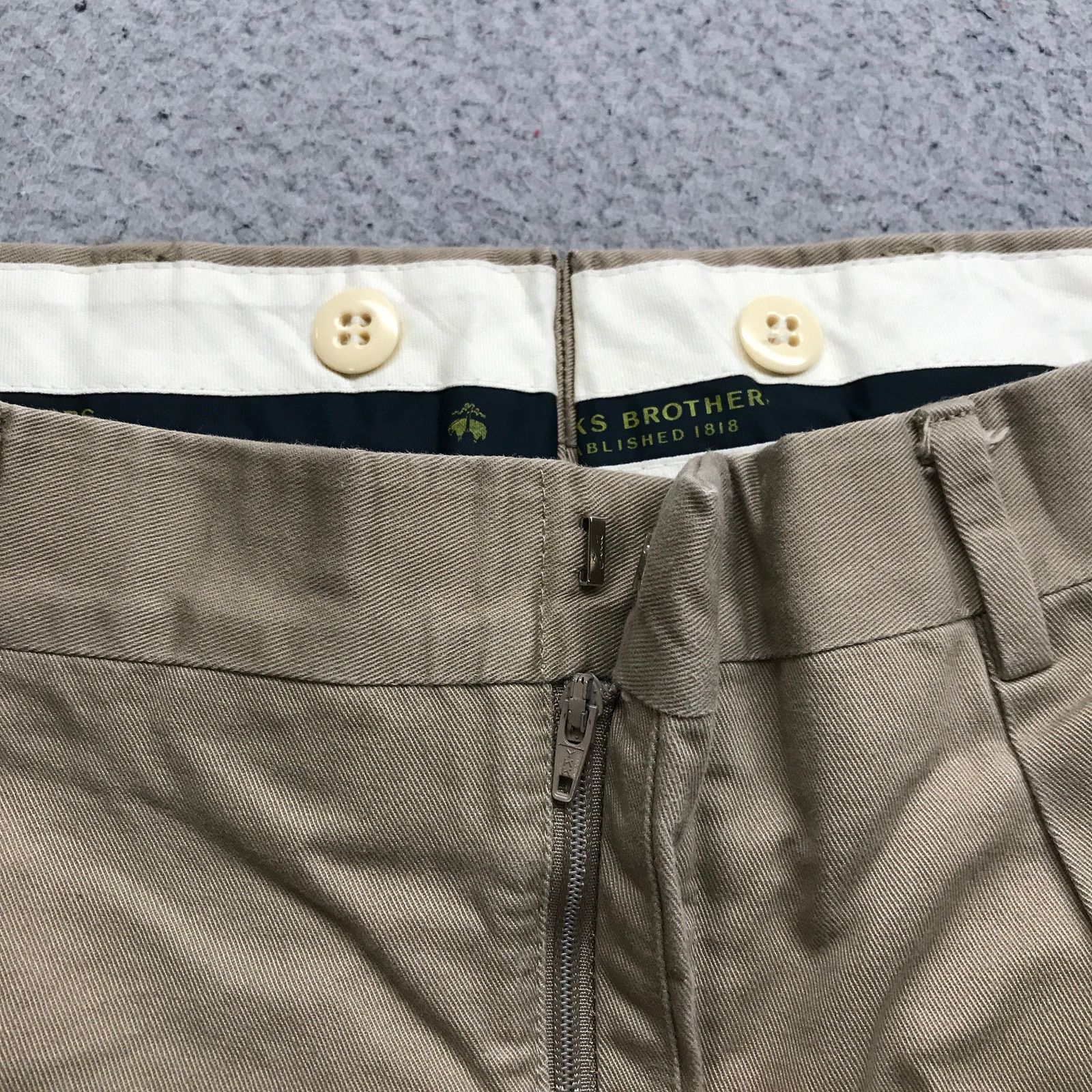Brooks Brothers Vintage Brooks Brothers Twill Khaki Dress Pants Mens 36x28 Size US 36 / EU 52 - 6 Thumbnail