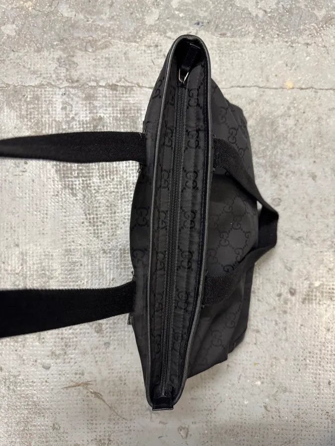 Gucci 2000s Gucci Black Monogram Handle Bag Size ONE SIZE - 10 Thumbnail